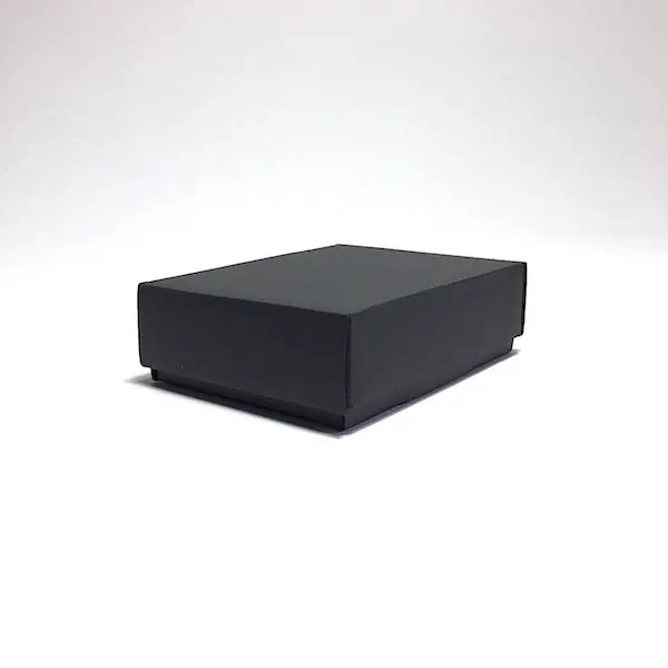 Flat box ZELLULOOS 9,5 x 13 x 4 cm - Black