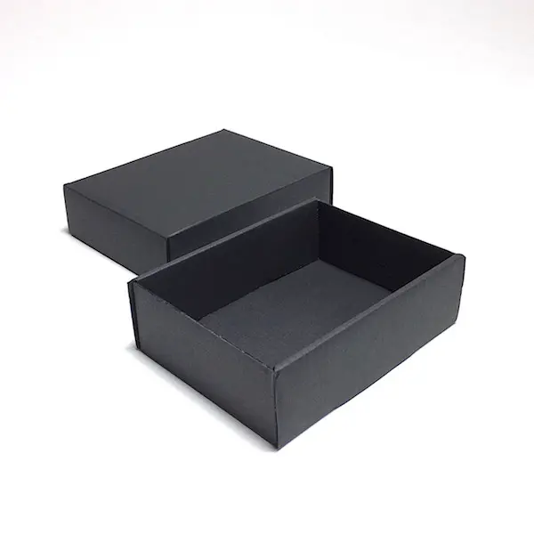 Flat box ZELLULOOS 9,5 x 13 x 4 cm - Black