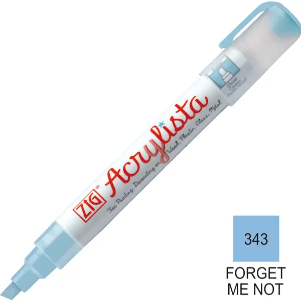 Akrüülmarker ACRYLISTA Chisel 6 mm - Forgot me not