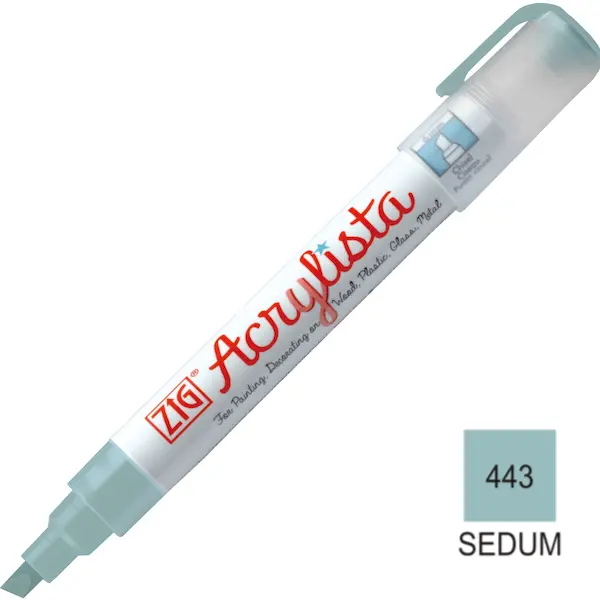 Akrüülmarker ACRYLISTA Chisel 6 mm - Sedum