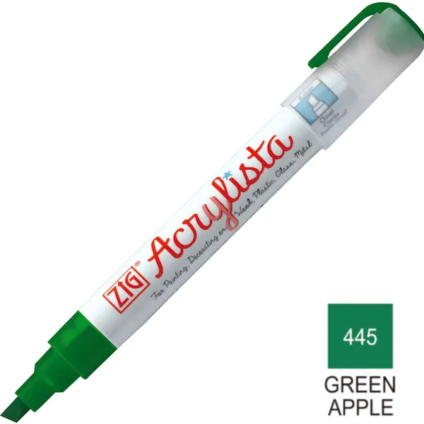 Akrüülmarker ACRYLISTA Chisel 6 mm - Green apple