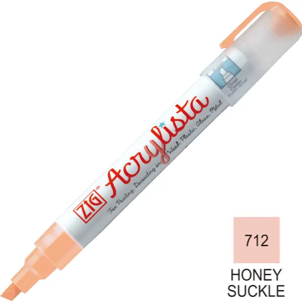 Akrüülmarker ACRYLISTA Chisel 6 mm - Honey suckle