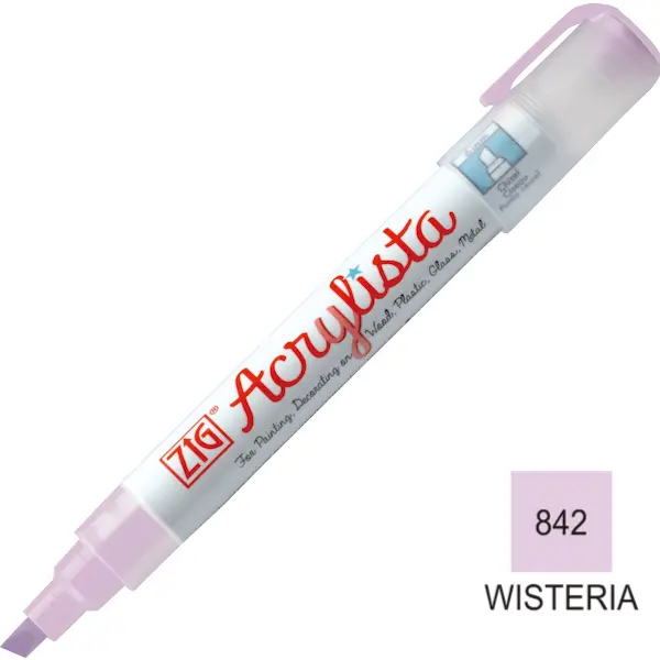 Akrüülmarker ACRYLISTA Chisel 6 mm - Wisteria