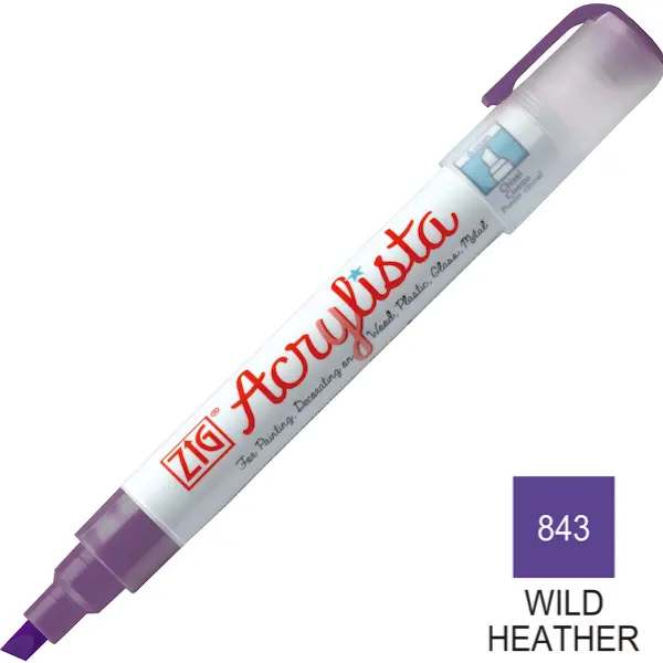 Akrüülmarker ACRYLISTA Chisel 6 mm - Wild heather