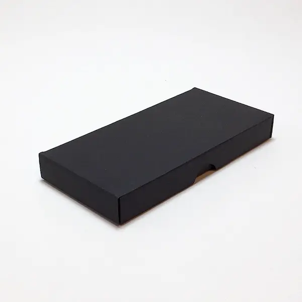 Flat box ZELLULOOS 8 x 18 x 2 cm - Black