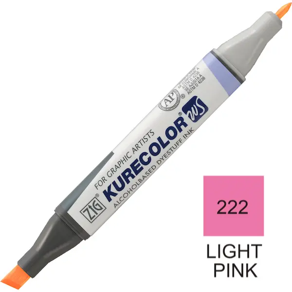 Viltpliiats KURECOLOR  Twin WS - Light Pink