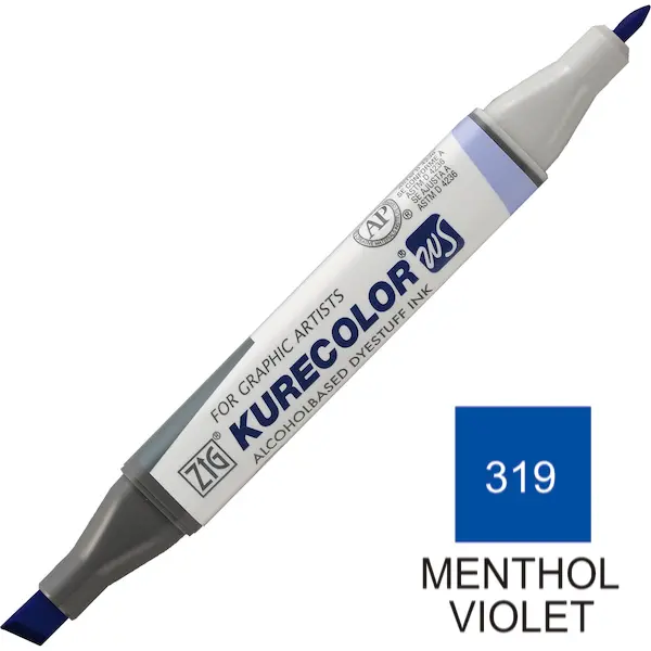 Viltpliiats KURECOLOR  Twin WS - Menthol violet