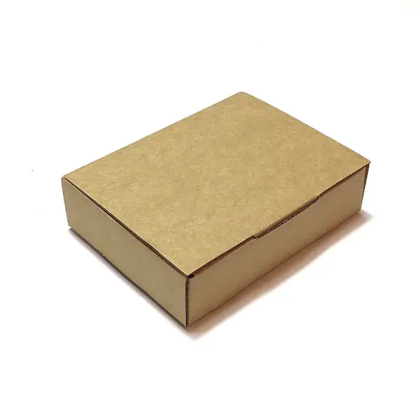 Flat box ZELLULOOS 8 x 11 x 3 cm - Brown