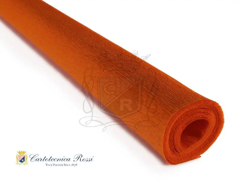 Krepp-paber ARTISTIC 90g (120 g/m²) 50 x 150 cm - Orange