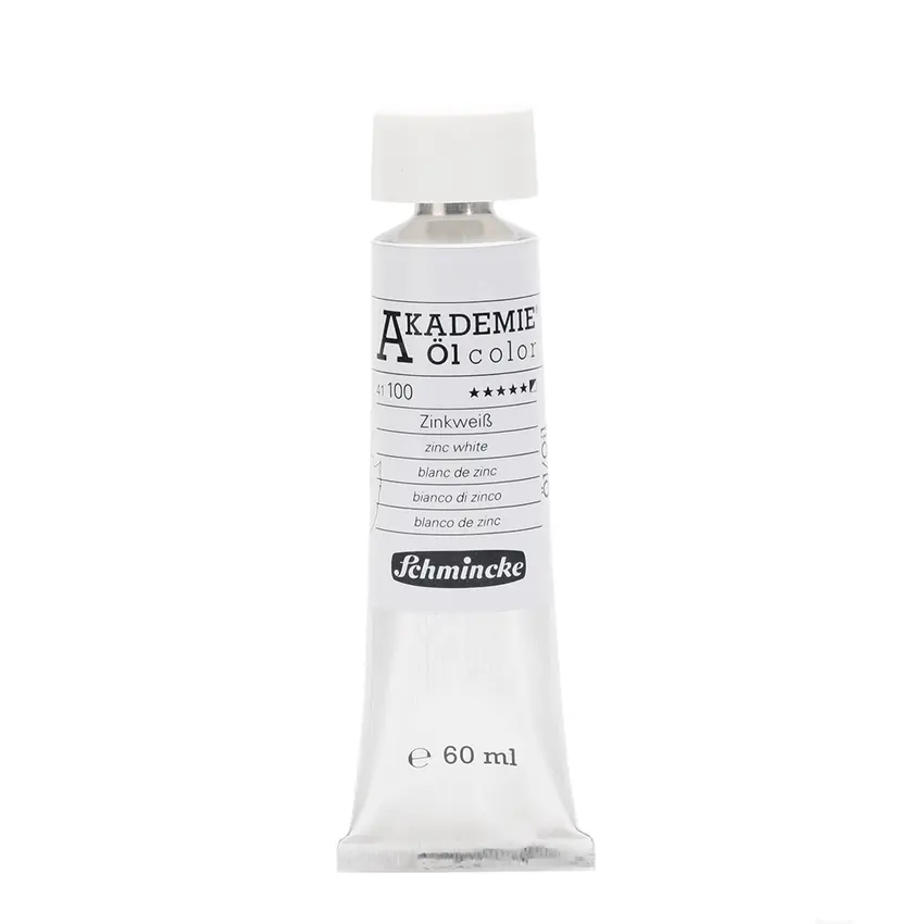 Õlivärv AKADEMIE 60 ml - Zinc white