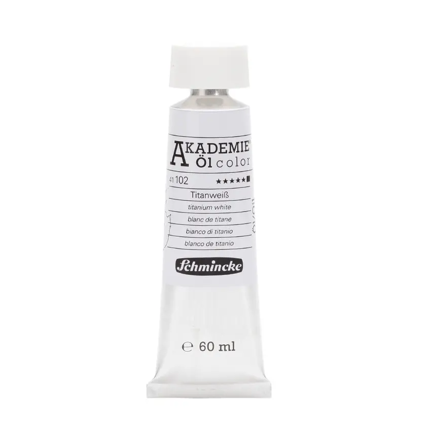 Õlivärv AKADEMIE 60 ml - Titanum white