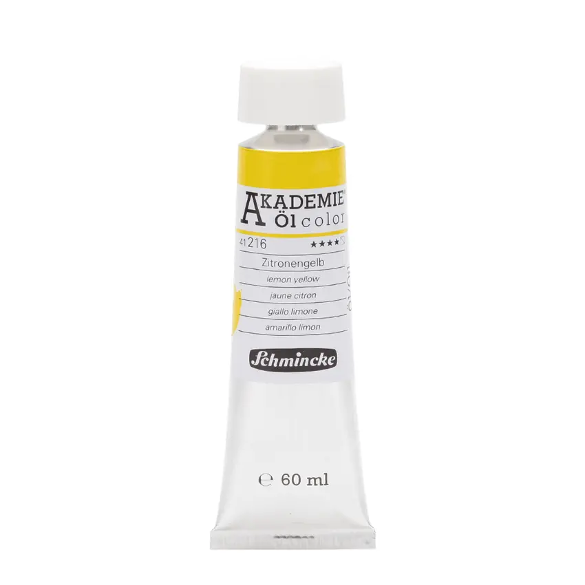 Õlivärv AKADEMIE 60 ml - Lemon yellow