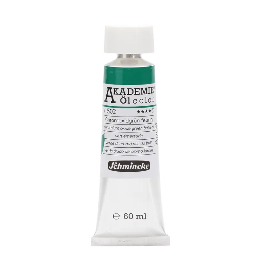 Õlivärv AKADEMIE 60 ml - Chromium oxide green brilliant