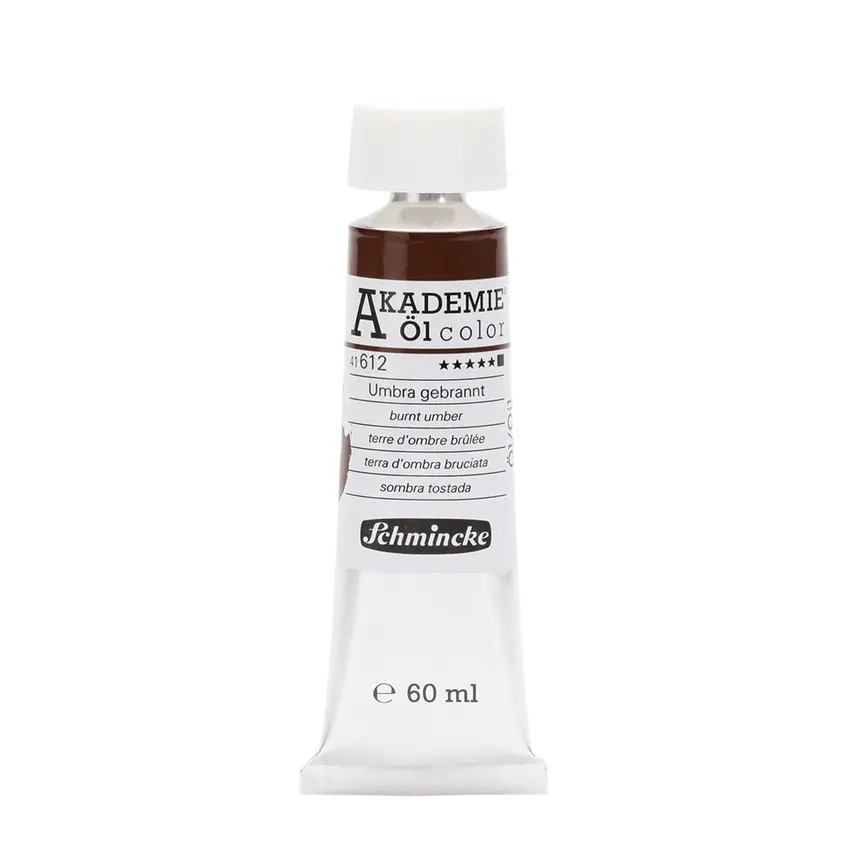 Õlivärv AKADEMIE 60 ml - Burnt umber