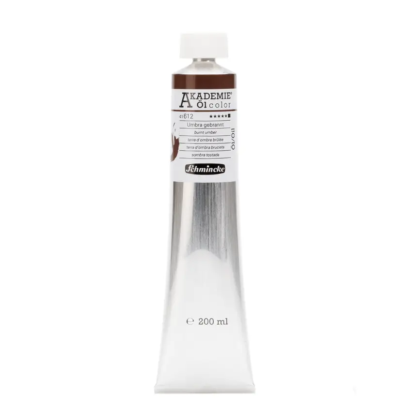 Õlivärv AKADEMIE 200 ml - Burnt umber