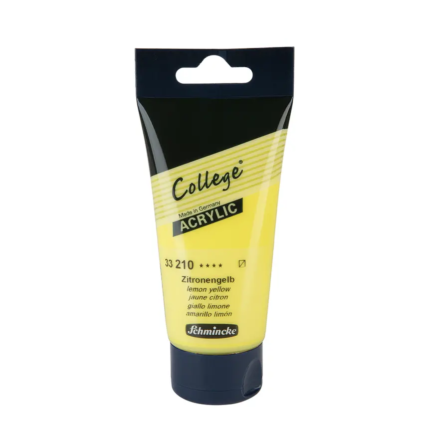 Akrüülvärv COLLEGE 75 ml - Lemon yellow