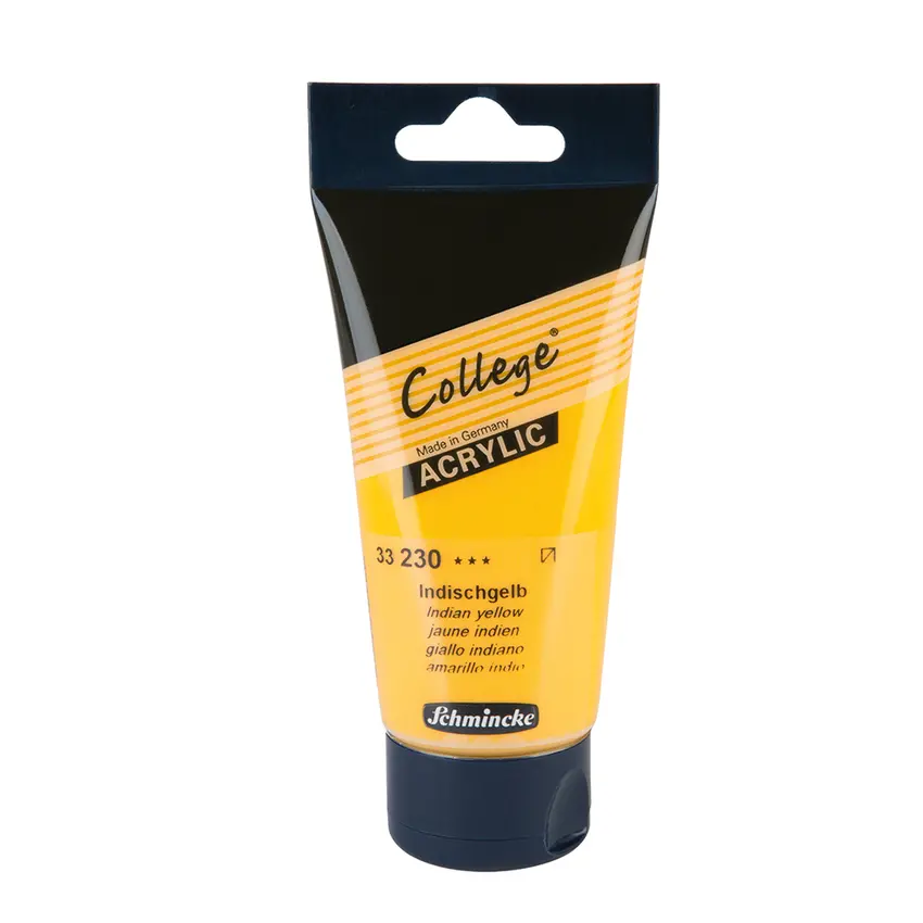 Akrüülvärv COLLEGE 75 ml - Indian yellow