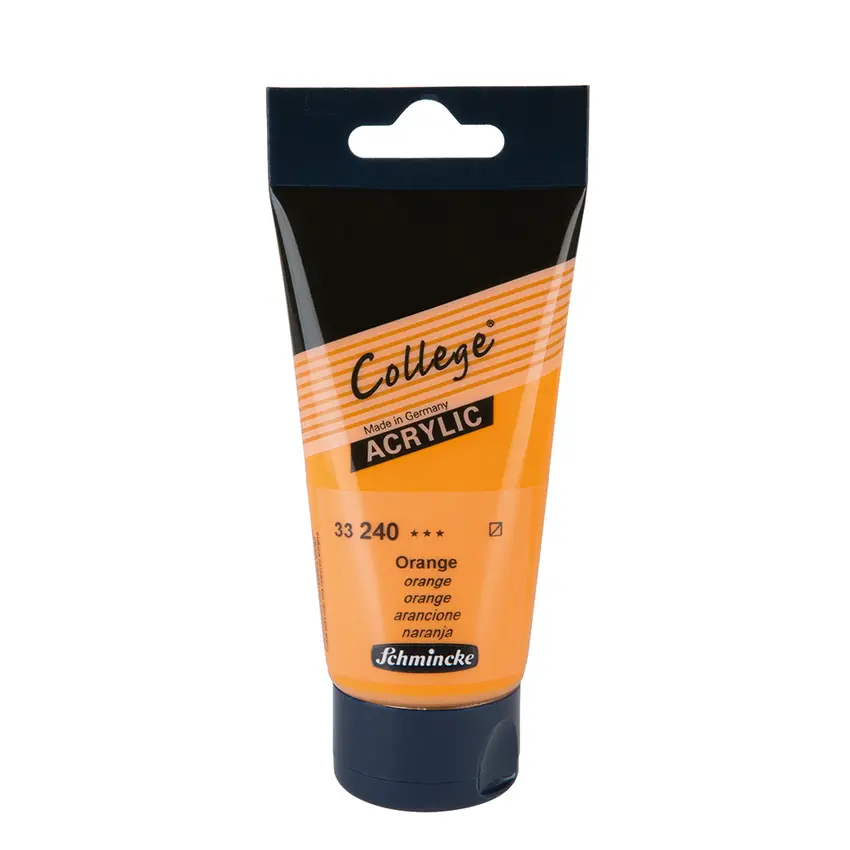 Akrüülvärv COLLEGE 75 ml - Orange