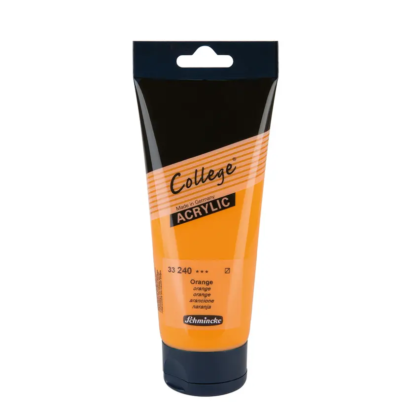 Akrüülvärv COLLEGE 200 ml - Orange