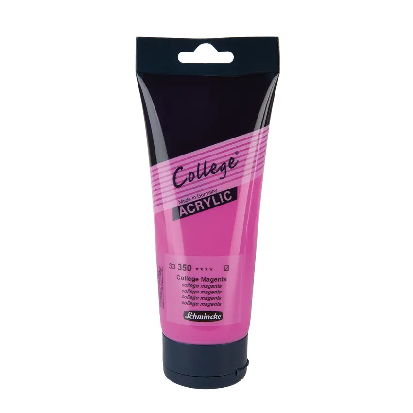 Akrüülvärv COLLEGE 200 ml - College magenta