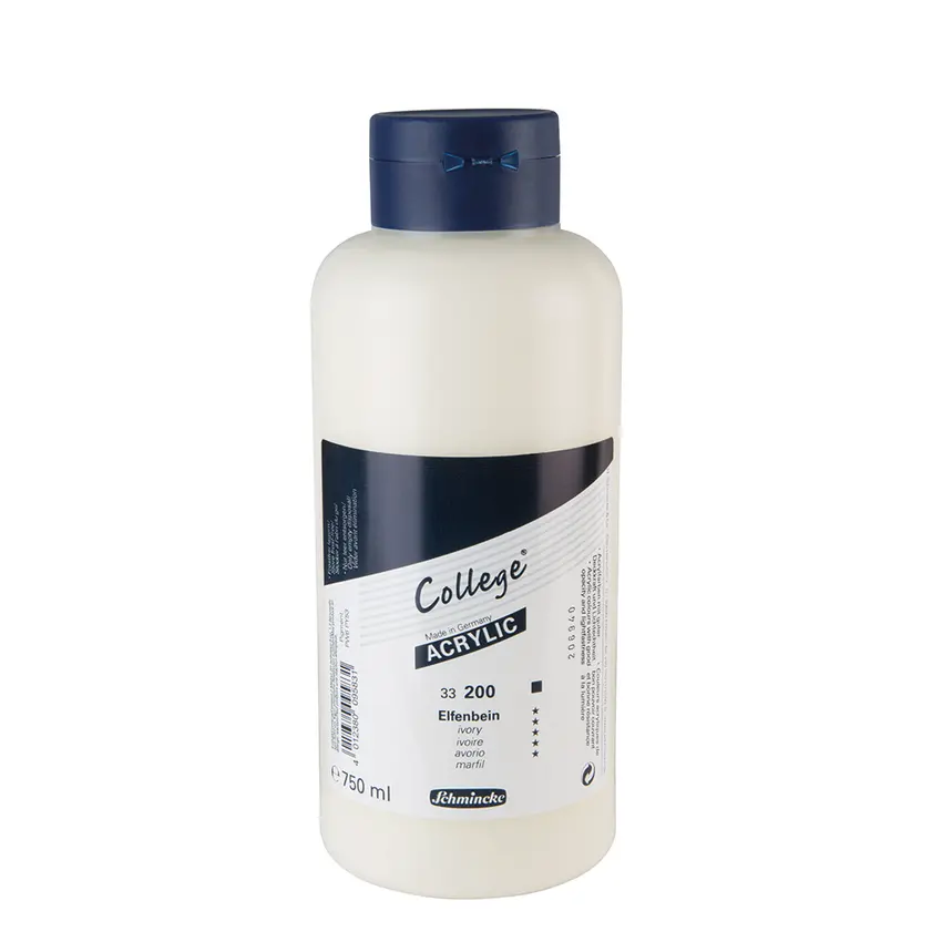 Akrüülvärv COLLEGE 750 ml - Ivory