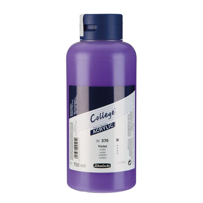 Akrüülvärv COLLEGE 750 ml - Violet