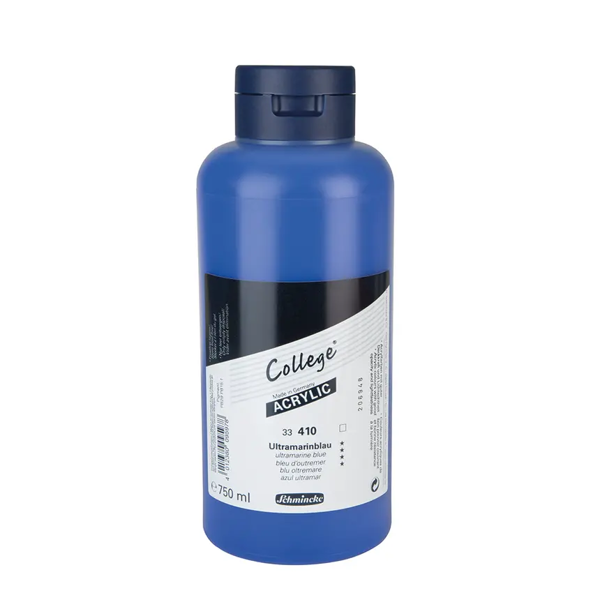 Akrüülvärv COLLEGE 750 ml - Ultramarine blue