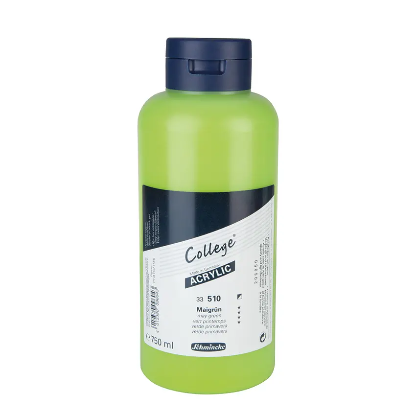 Akrüülvärv COLLEGE 750 ml - May green