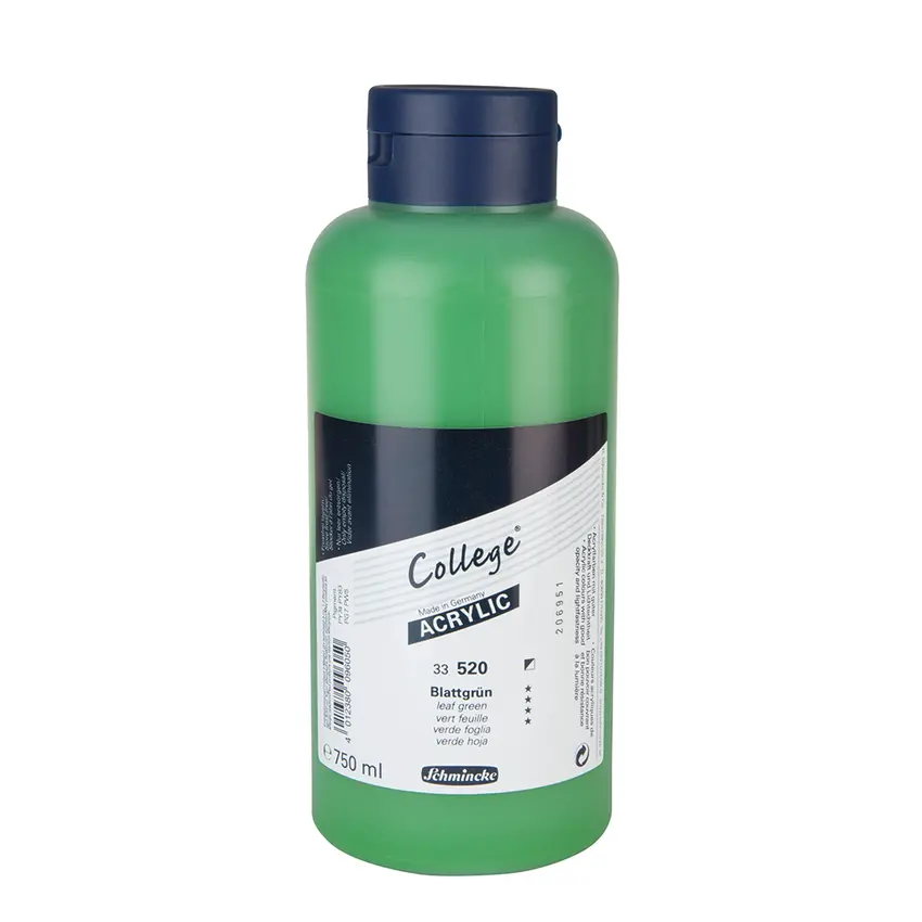 Akrüülvärv COLLEGE 750 ml - Leaf green