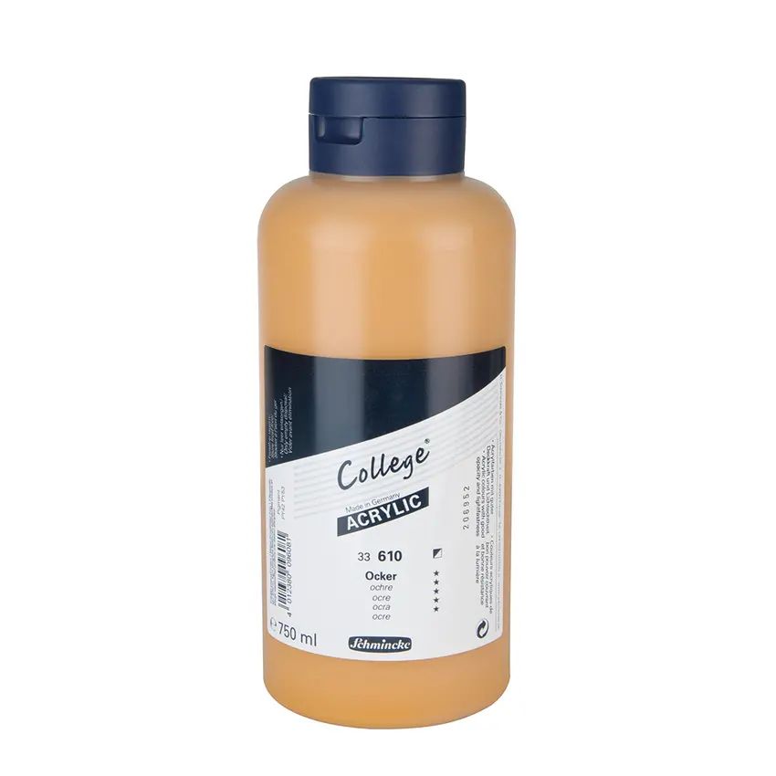 Akrüülvärv COLLEGE 750 ml - Ochre