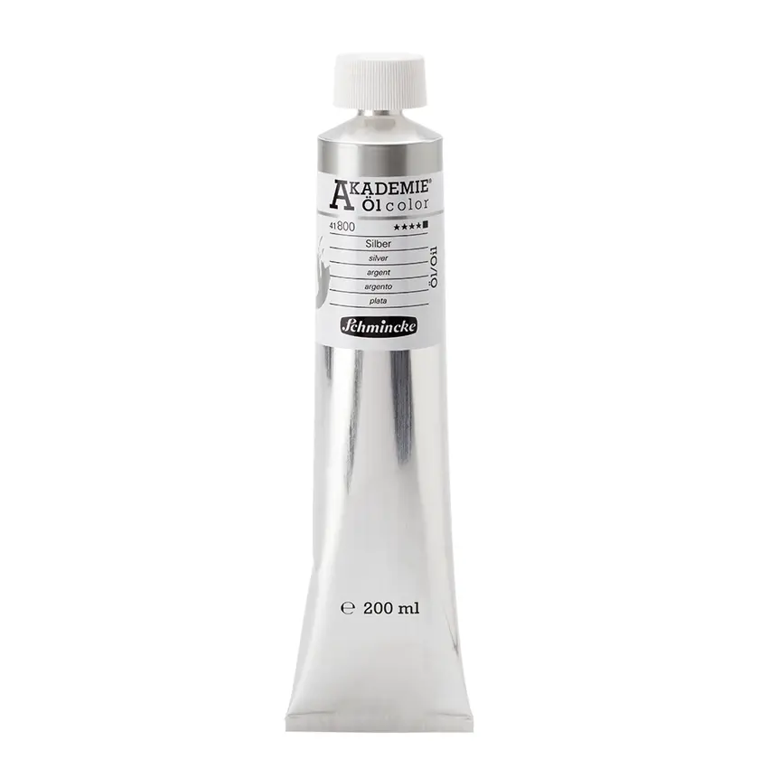 Õlivärv AKADEMIE metallik 200 ml - Silver