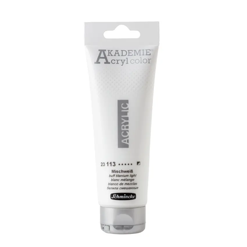 Akrüülvärv AKADEMIE 120 ml - Buff titanium light