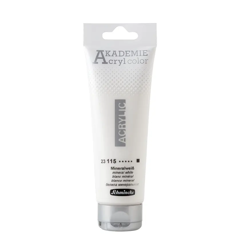 Akrüülvärv AKADEMIE 120 ml - Mineral white