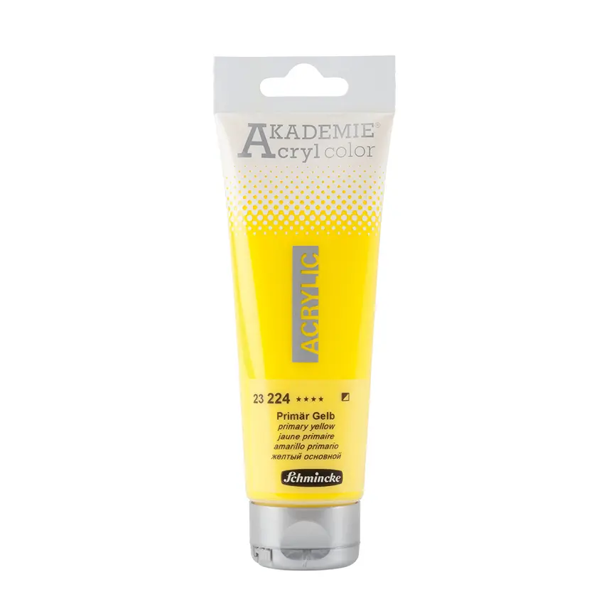 Akrüülvärv AKADEMIE 120 ml - Primary yellow