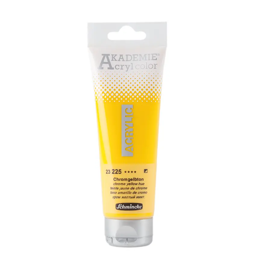 Akrüülvärv AKADEMIE 120 ml - Chrome yellow hue