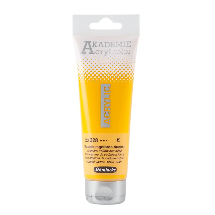 Akrüülvärv AKADEMIE 120 ml - Cadmium yellow hue deep