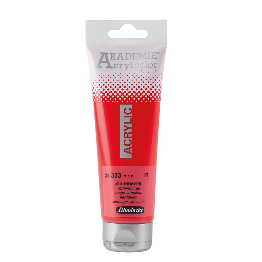 Akrüülvärv AKADEMIE 120 ml - Vermilion red