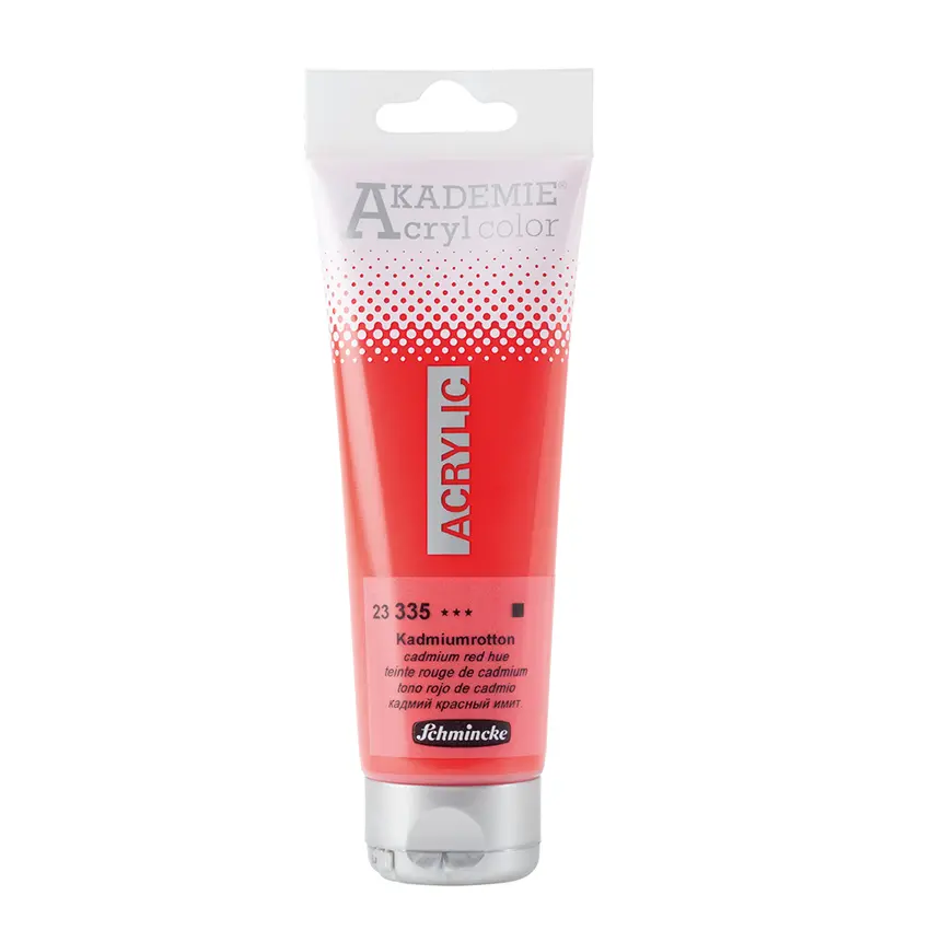 Akrüülvärv AKADEMIE 120 ml - Cadmium red hue