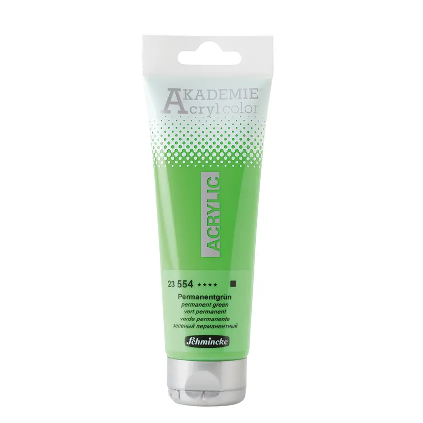 Akrüülvärv AKADEMIE 120 ml - Permanent green