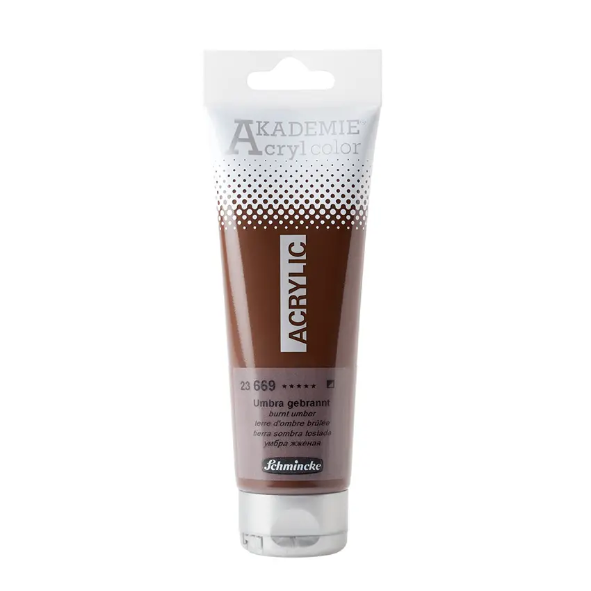 Akrüülvärv AKADEMIE 120 ml - Burnt umber