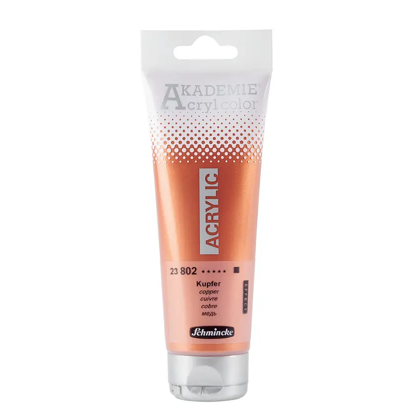 Akrüülvärv AKADEMIE metallik/neoon 120 ml - Copper