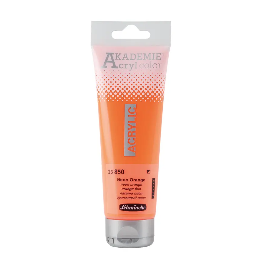 Akrüülvärv AKADEMIE metallik/neoon 120 ml - Neon orange