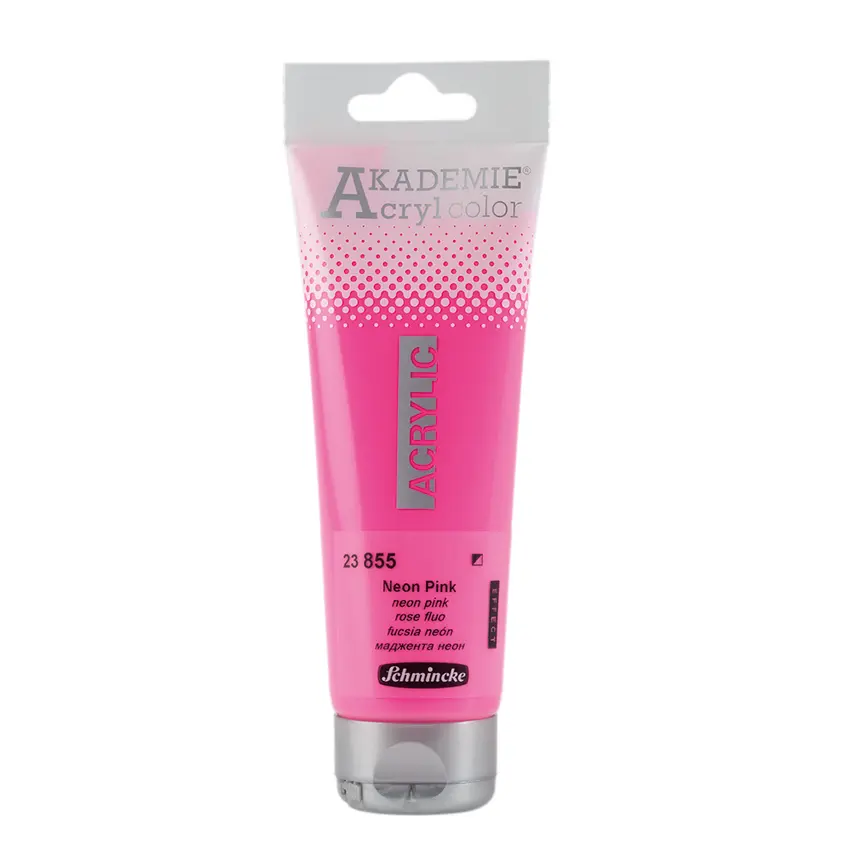 Akrüülvärv AKADEMIE metallik/neoon 120 ml - Neon pink