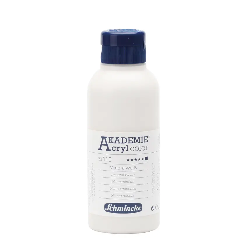 Akrüülvärv AKADEMIE 250 ml - Mineral white