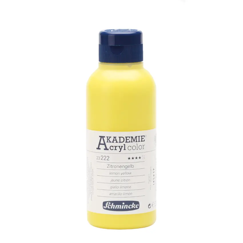 Akrüülvärv AKADEMIE 250 ml - Lemon yellow