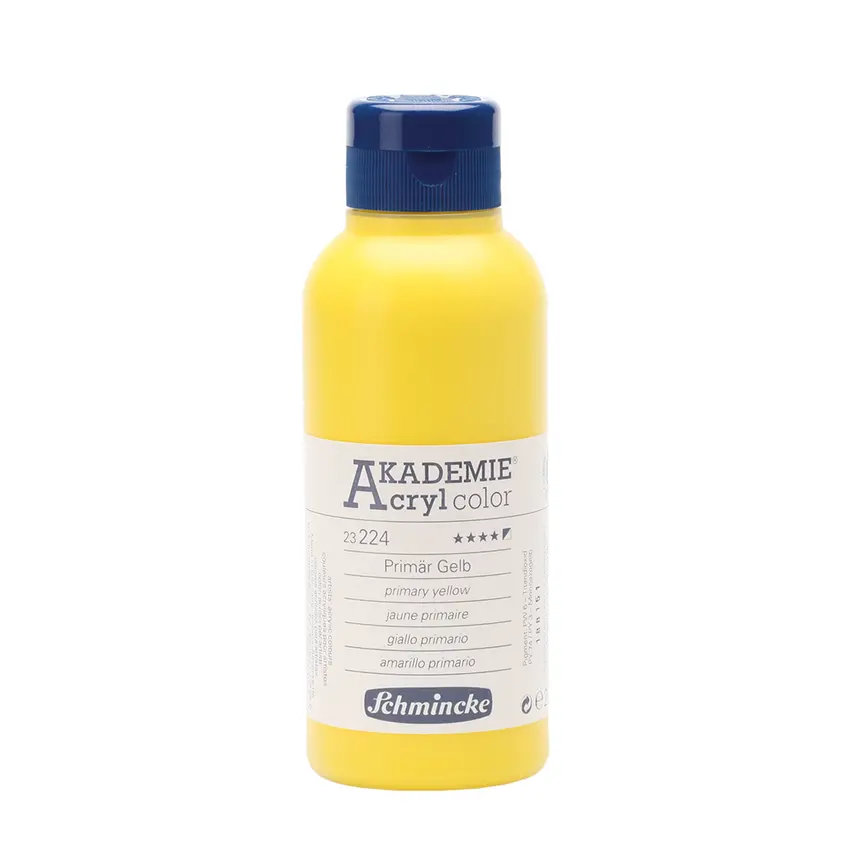 Akrüülvärv AKADEMIE 250 ml - Primary yellow