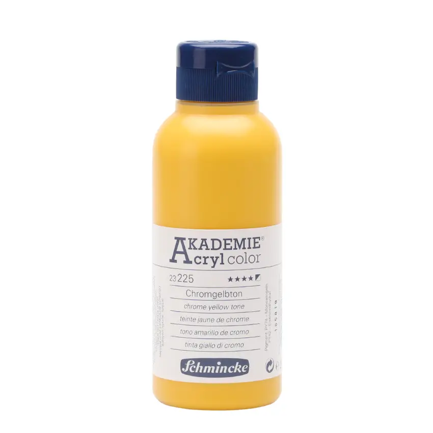 Akrüülvärv AKADEMIE 250 ml - Chrome yellow hue