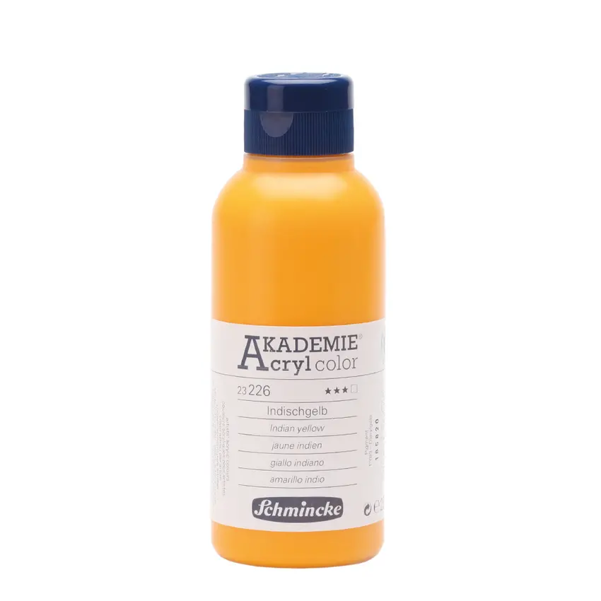 Acryl colour AKADEMIE 250 ml - Indian yellow