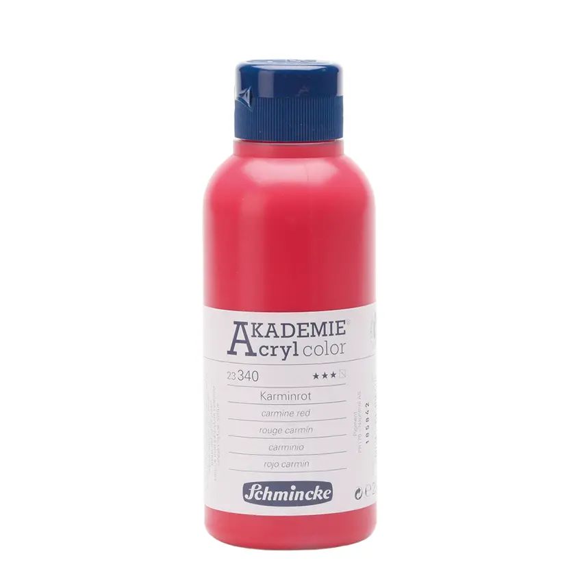 Akrüülvärv AKADEMIE 250 ml - Carmine red