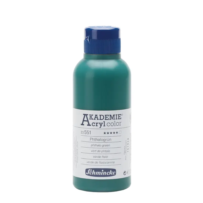 Akrüülvärv AKADEMIE 250 ml - Phthalo green